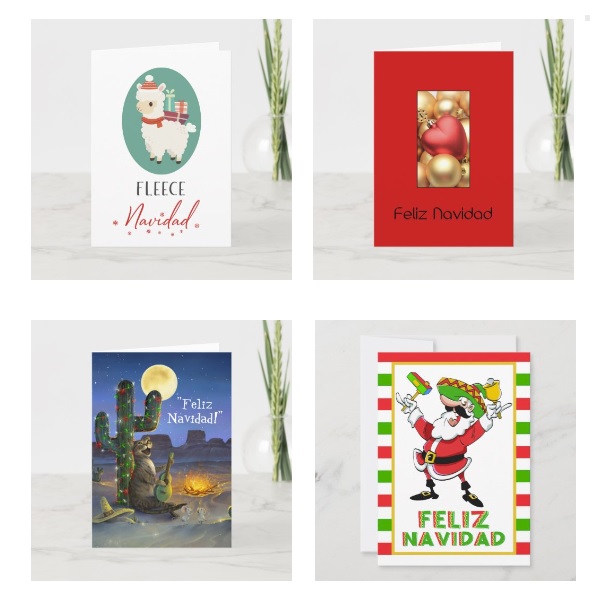 Spanish Christmas Cards  Feliz Navidad Cards Hispanic Latino